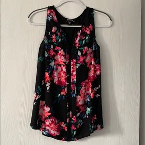 Express floral tank top